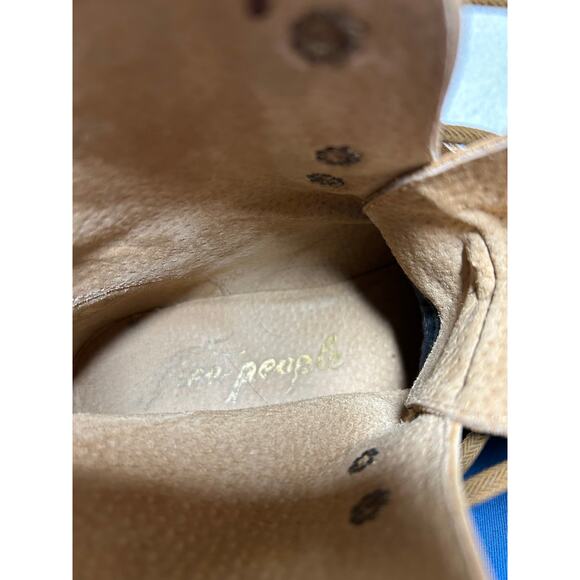 NWOT Free People Showdown Lace Up Leather Boots - Picture 12 of 15